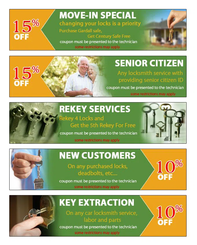 Pompano Beach Emergency Locksmith Pompano Beach, FL 954-281-3211 - coupon23-set-five